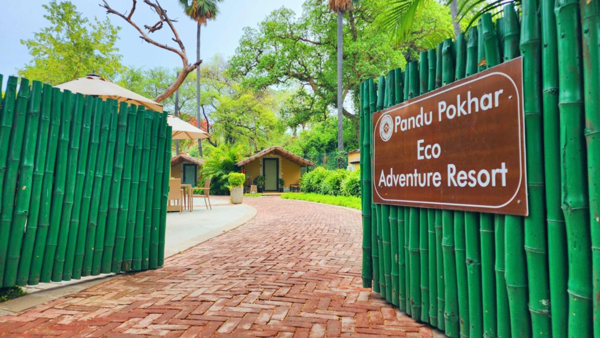Pandu Pokhar Eco Adventure Resort Rajgir Exterior photo